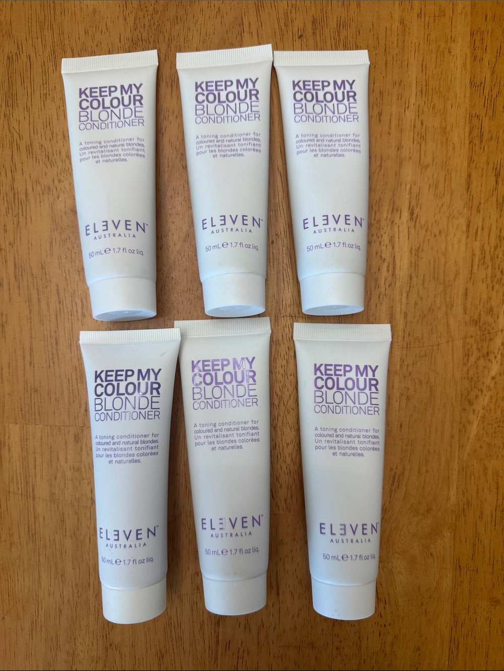 6 travel size  Keep My Colour Blonde Conditioner by eleven